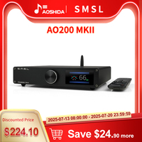 SMSL AO200 MKII HIFI Digital AMP MA5332MS Chip High Power Stereo Amplifier XLR/RCA/USB/Bluetooth 5.0 Balanced Input SDB Sound