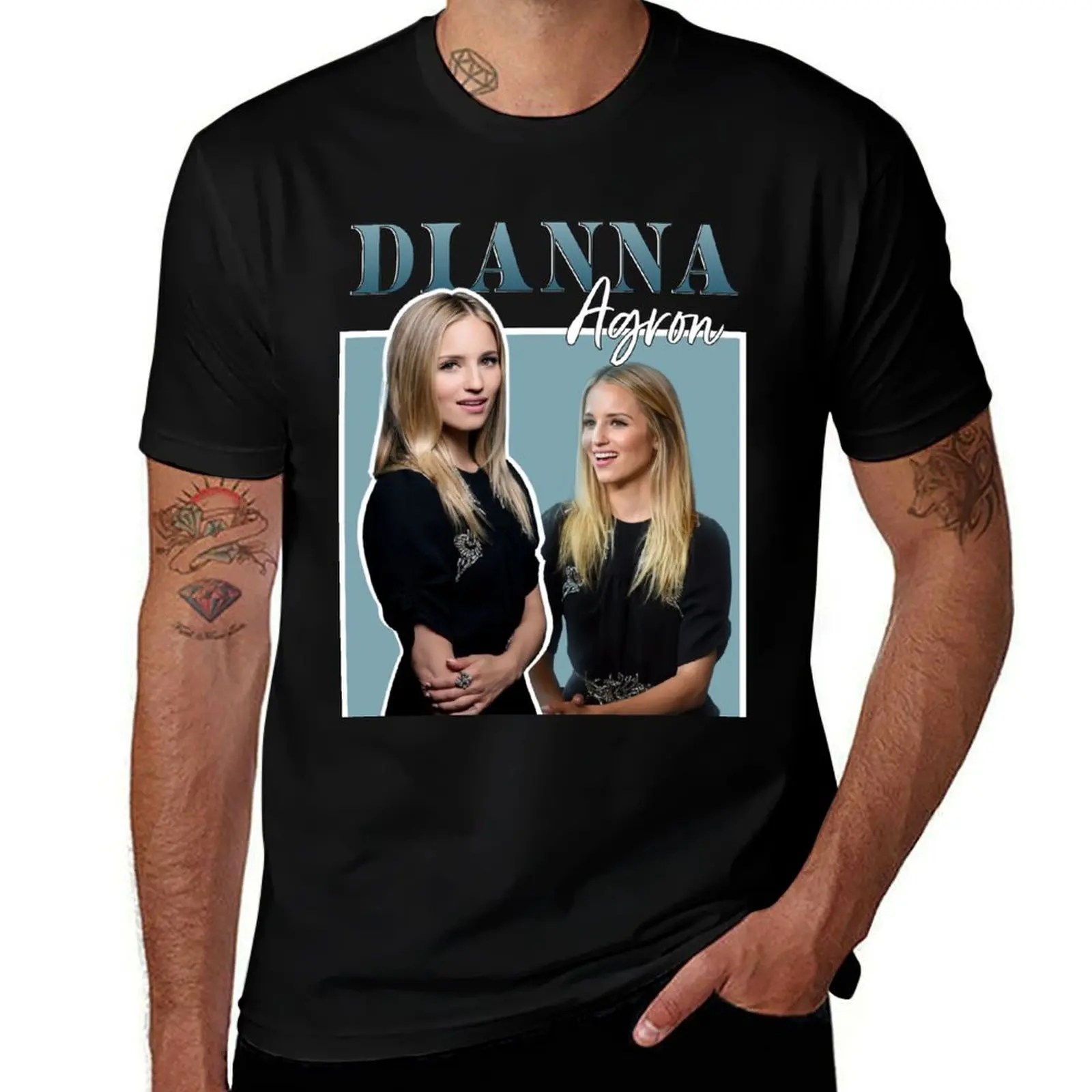 

Dianna Agron 90s Graphic Design T-Shirt t shirts designer essential t shirt t shirt for man T-Shirt