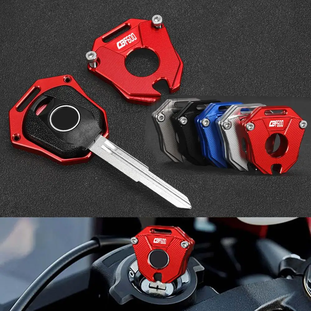 

Motorcycle CNC Accessories Key Cover Keychain Keyring Shell Case Protection For HONDA CBF 600 CBF600 2007 2008 2009 2010 2011