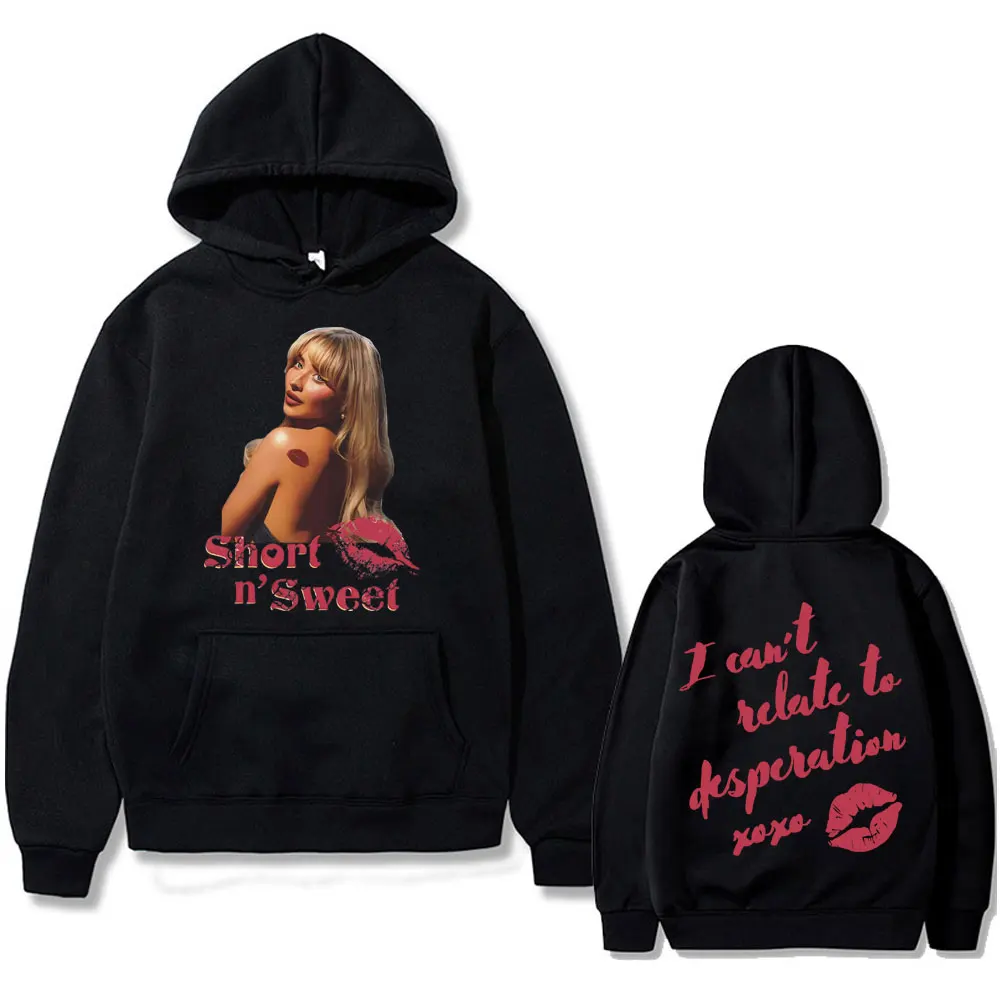 

Singer Sabrina Carpenter Short N' Sweet Hoodie Men Women Fashion Casual Long Sleeve Sweatshirt Unisex Vintage Oversized Hoodies