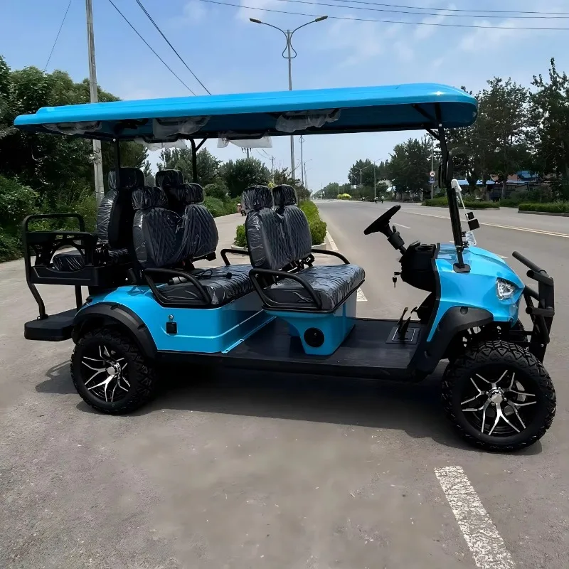 Chinese Electric 5-6 Seat Off-Road Vehicle Front-Mounted Independent Suspension 14-Inch Tires 72V CE Certified 70-90km Range