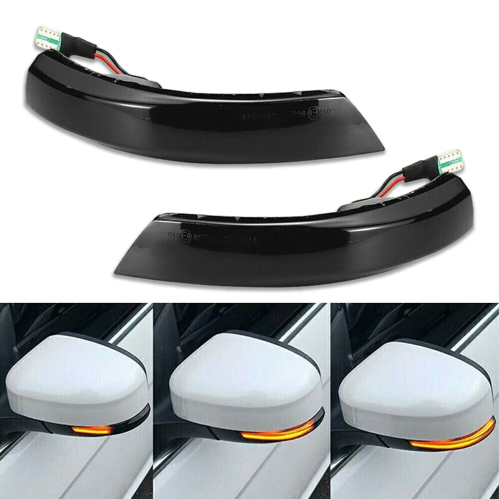 Car Side Rearview Mirror Lights For Ford Focus Mk2 2008 2009 2010 Side LED Turn Signal Light For Car Auto Accessories Mondeo Mk4