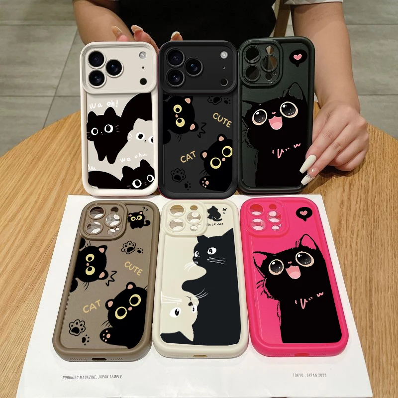 Cute Balck Cat Anim…