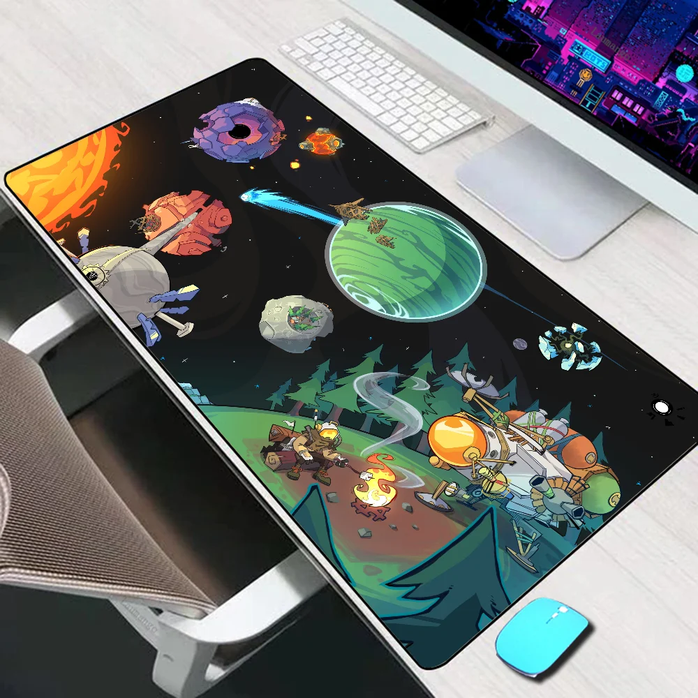Outer Wilds Large Mouse Pad Gaming Accessories Mouse Mat Keyboard Mat PC Gamer Desk Pad XXL Computer Mousepad Laptop Mausepad