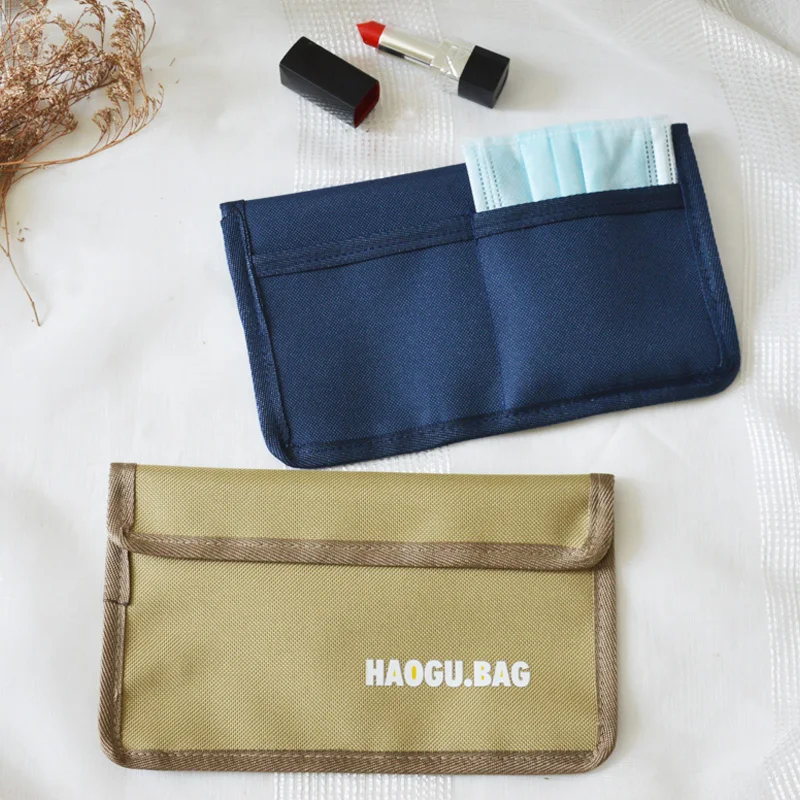 

Portable Children's Mask Storage Bag Student Carry-On Sed Nose Cover Organizer Mask Clip Bag Household Storage Tool