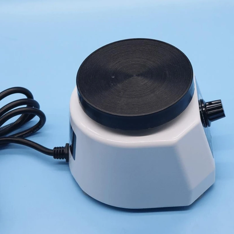 Dental Plaster Vibrator High Power Gypsum Variable Intensity Shaker Small Round Plaster Oscillator Vibrating Table Dental Tools