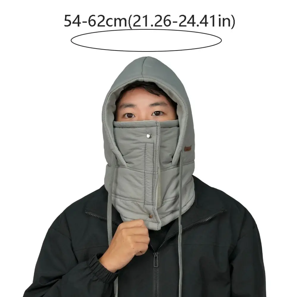 Keep Warm 3-in-1 Winter Cycling Hat Cold Resistant Windproof Warm Scarf Face Mask Neck Protection Head Cover Lei Feng Hat Men