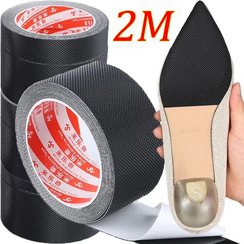 2M Non-Slip Shoe Mat Women No-adhesive High Heel Sticker Anti-Slip Heel Sole Protectors Rubber Pads Wearable Cushion Accessories