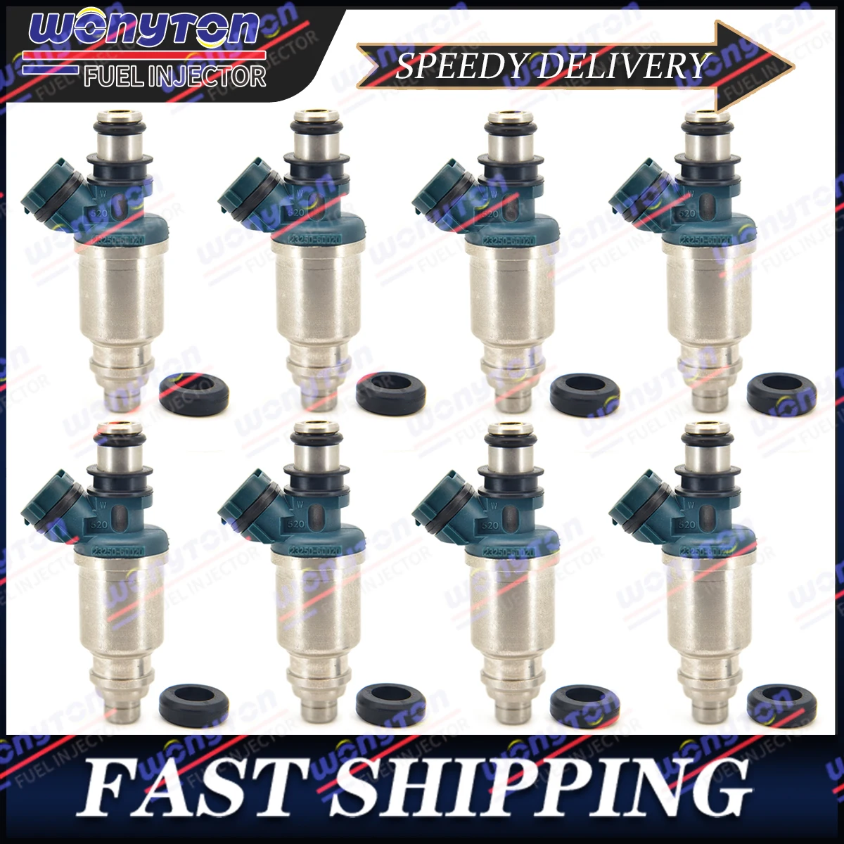 

Топливная форсунка 8 шт., подходит для Lexus SC400 LS400 4.0L V8 1992-1997 23250-50020