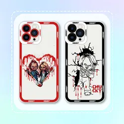 Print Good Guys Chucky Phone Case For iPhone 15 14 13 12 11 PRO XS MAX Mini X XR SE 8 7 6S PLUS Clear Soft Silicone Cover Cqoues