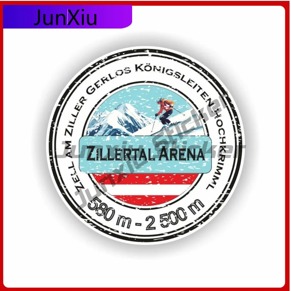 

Zillertal Arena Tyrol Ski Resort Funny Truck Wall Durable Vinyl Car Styling Vinyl Decal For Car Truck SUV Window Bumper Laptop