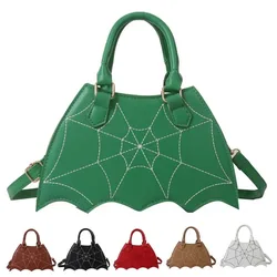 Ladies Small Shoulder Bag Bat Wing Crossbody Bag Creative Chic PU Leather Fashion Halloween Props Handbag Shopping Bag for Women