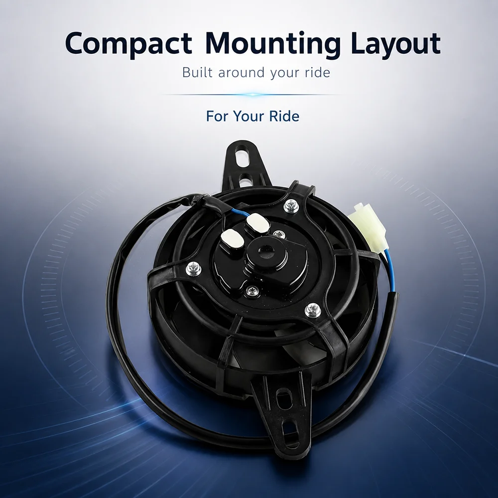 For Panther WR 250 200 WR250 WR200 ATV Motorcycle Accessories Electric Cooling Fan Strong Wind Radiator Fan Cooler Engine
