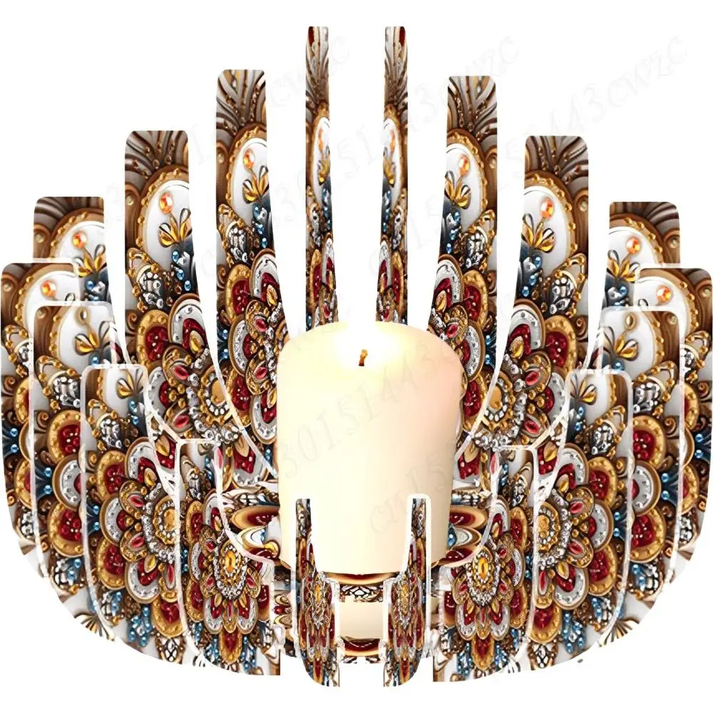 

Набор подсвечников для алмазной живописи своими руками для ароматерапии и домашнего декора