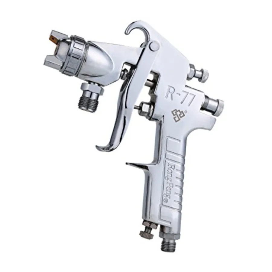 R77P Paint Sprayer Pressure Feed High Efficiency Spray Gun Nozzle Size 2.5mm