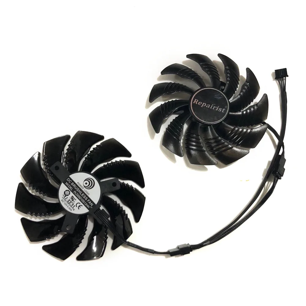 2 Teile/satz PLD09210S12HH,Grafikkartenventilator,Für Gigabyte RX480 GAMING,Für Gigabyte RX580 GAMING,Für Gigabyte RX570 GAMING,Für Gigabyte RX470 GAMING