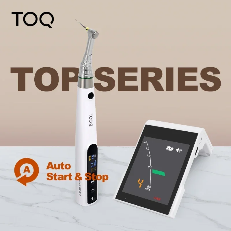 Dental Wireless Endo Motor&Apex locator with 16: 1 Reduction Contra Angle and Auto start&stop new technical Tool Endodontic Kit