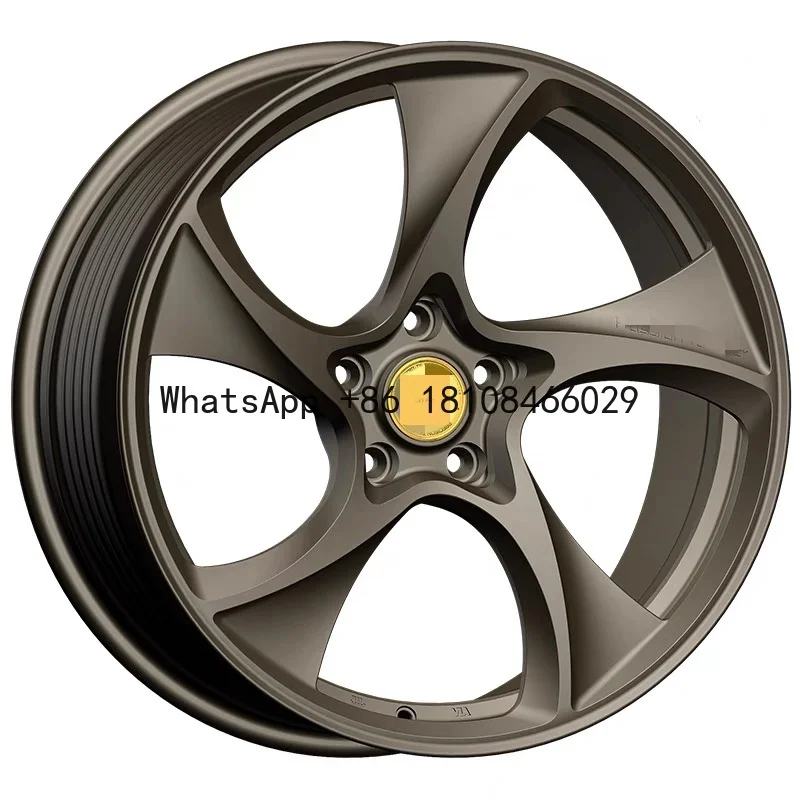 High Strength Forged Aluminum Wheels 8J 18-22 Inches Brushed Compatible Porsche 718 Boxster Cayman 911 918 928 944 Taycan