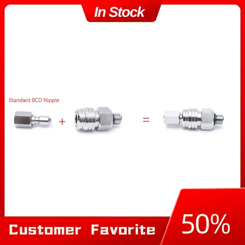

Y28A Scuba Diving BCD Standard Male BCD Connector To 3/8-24 Low Voltage Thread Connector Scuba Diving Connector