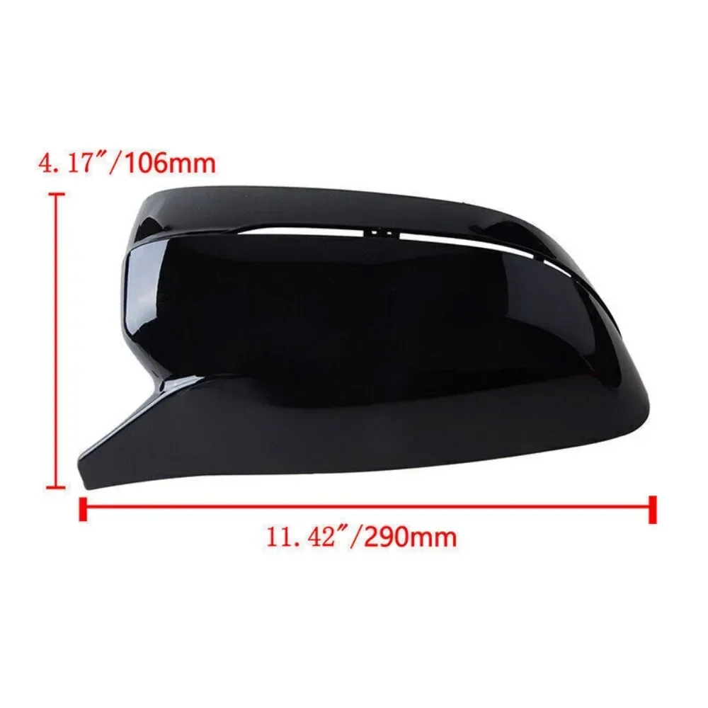 Side Mirror Cover Caps Gloss Black Carbon Fibre Style For BMW G20 G21 G22 G30 G31 G11 G14 G15