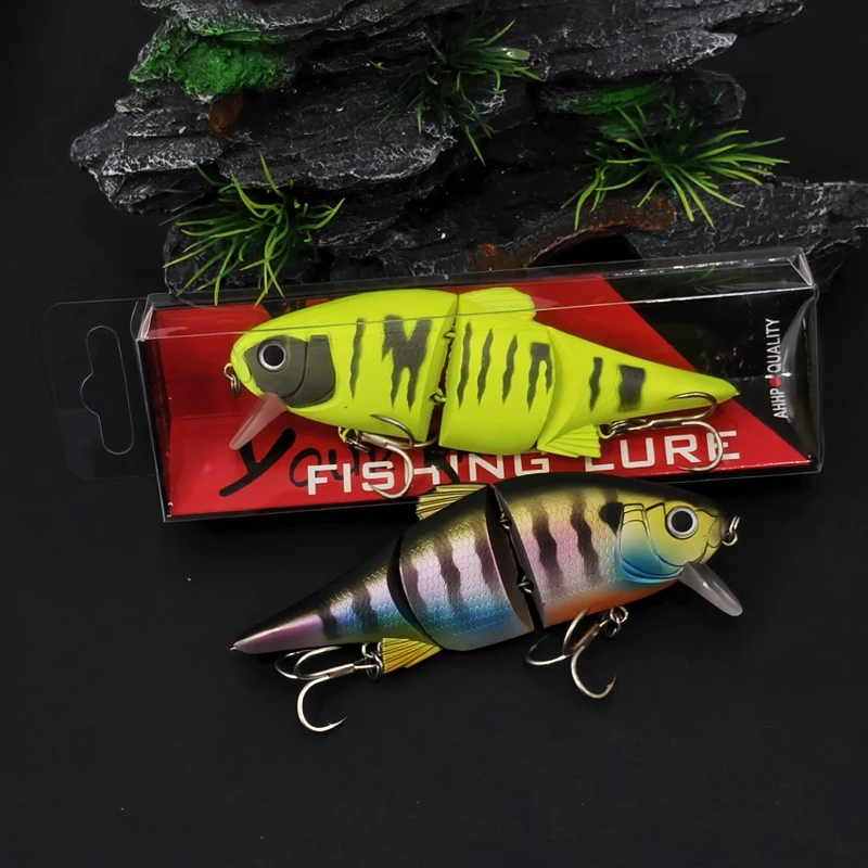 Joint Fishing Lure 115MM 30G Floating Swimbait Crankbaits Wobbler Minnow Artificial Hard Bait SWING Carp Bass Pike Fishin Tackle