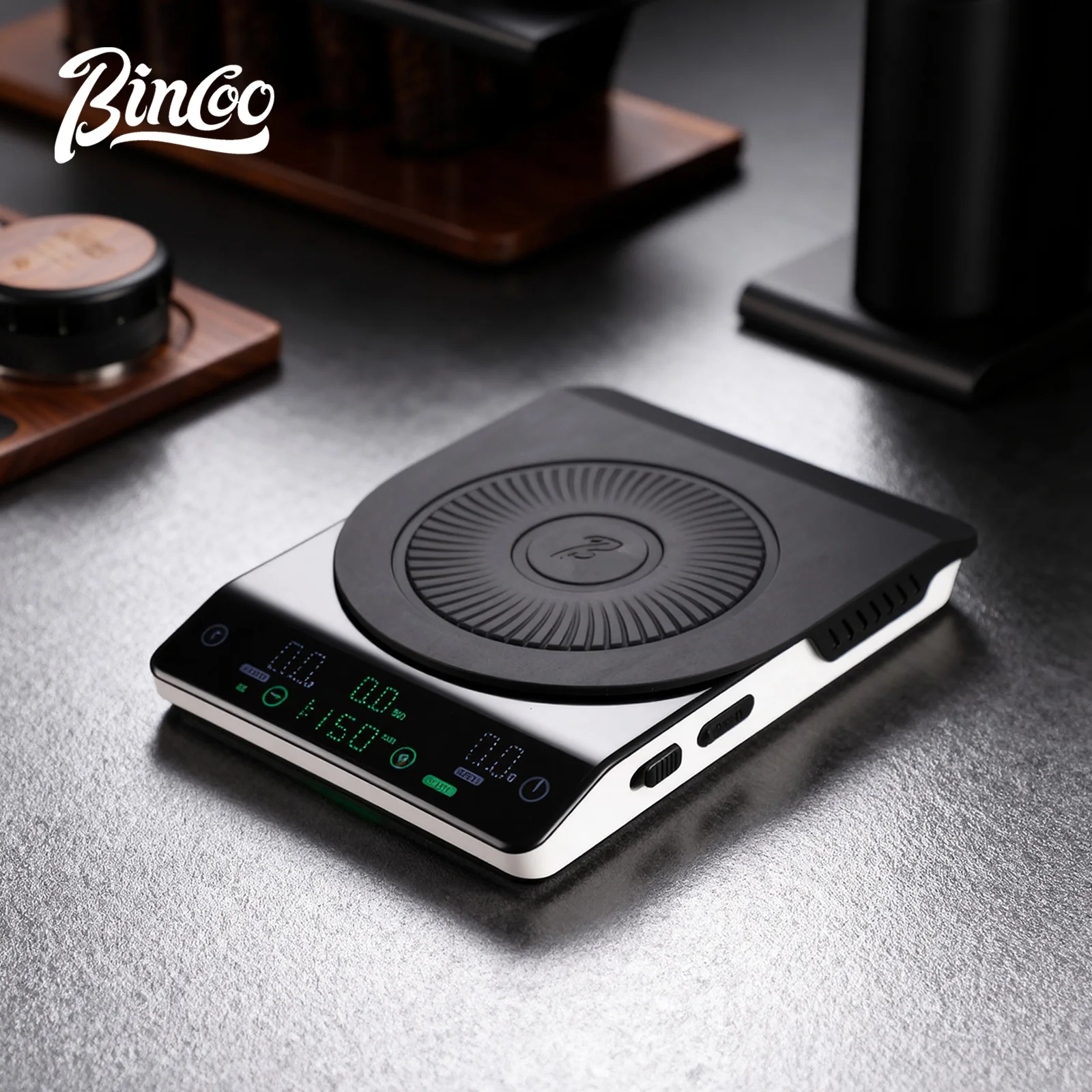 Bincoo Smart Espresso Scale – High Precision with Bluetooth & Timer, Digital Coffee Weighing for Pour Over Drip