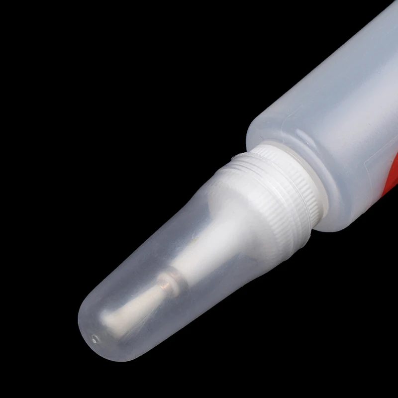 50ml Klare Kunststoff-Flussmittel-Pastenflasche mit Tropfer und Pinsel, Alkohol-Harz-Lötwerkzeug – Detail 9