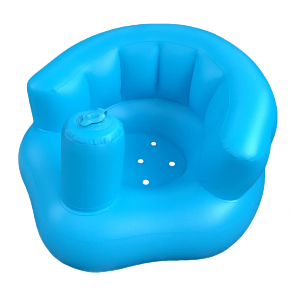 Novedad creativa, silla de bebé gruesa, juguete inflable, silla suave portátil de PVC para sentarse, juguetes de entrenamiento para educación temprana