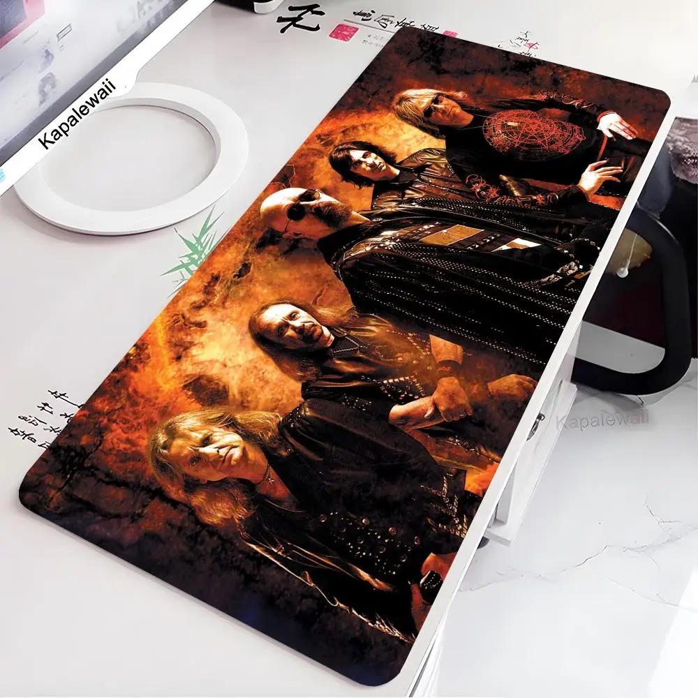 Rock Band Judas Priest Mouse Pad Large Teclado Mecânico Player Accessories 900x400mm Desk Mats Carpet Anti-slip Laptop Soft Mice