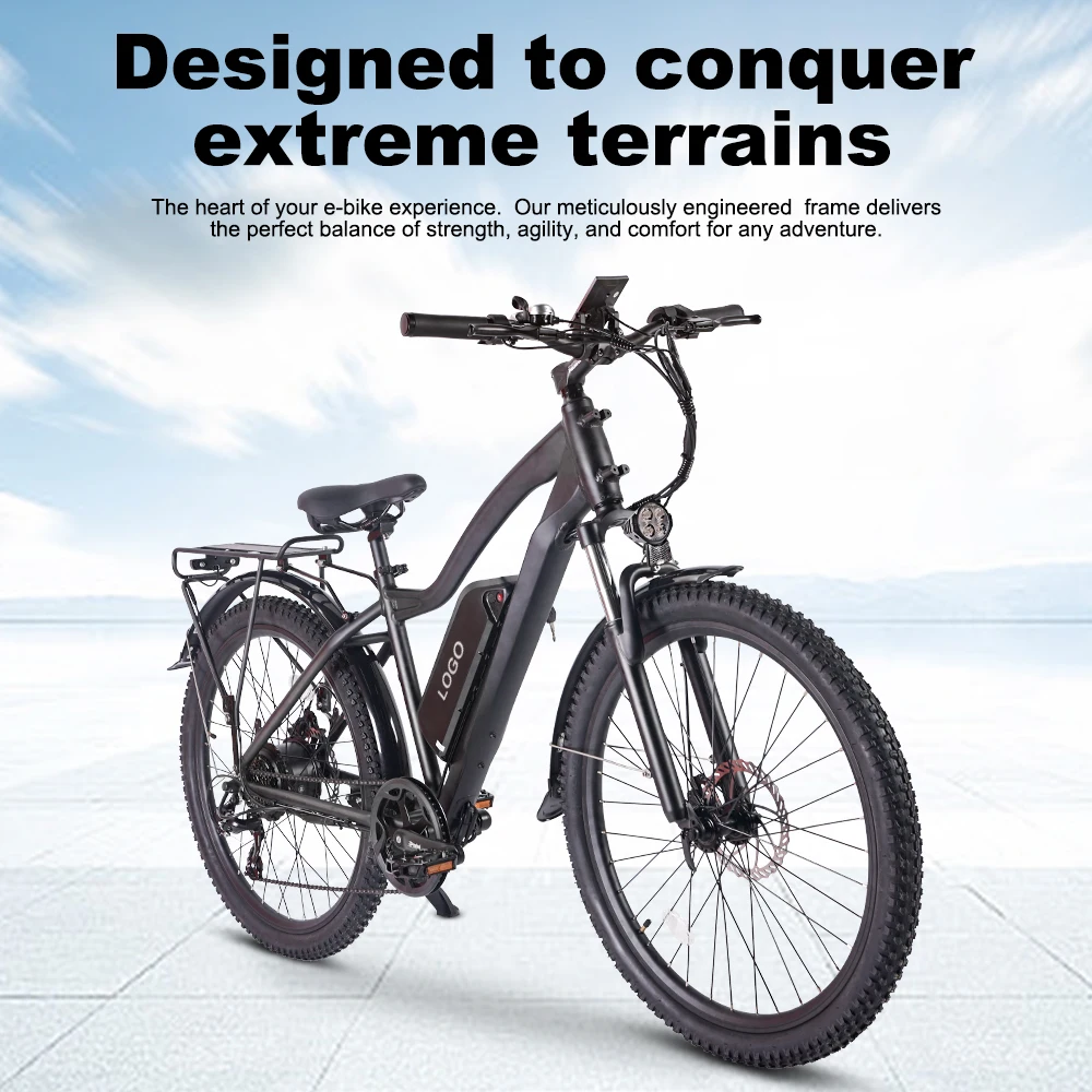 

Электровелосипед CEMOTO B28 для взрослых, 500W, 48V13Ah, 27-дюймовые широкие шины, городской электровелосипед, скорость до 20 миль/ч.