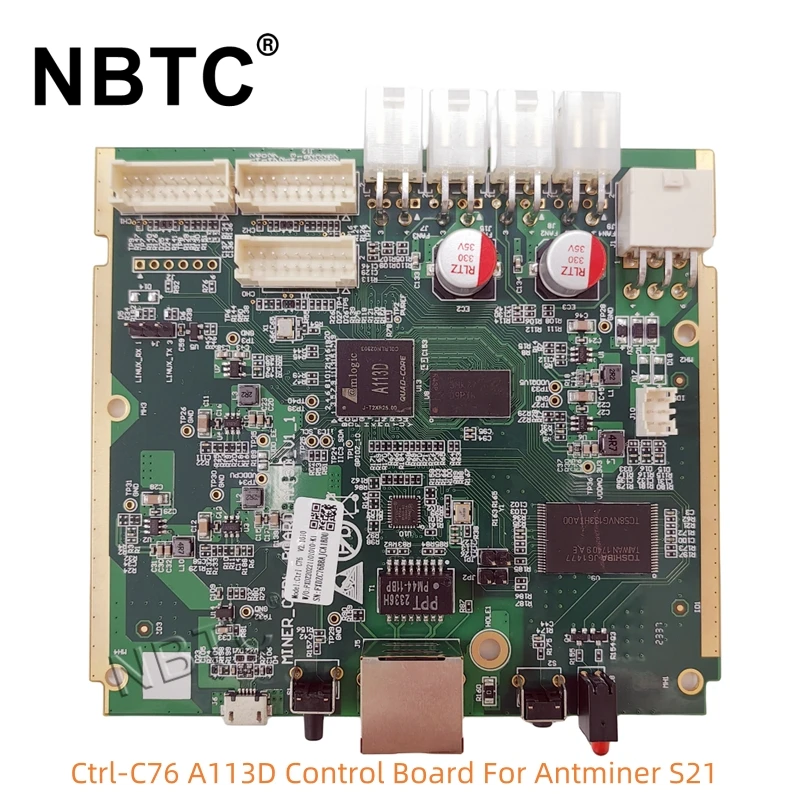 

Free Shipping! New Ctrl-C76 A113D Control Board amlogic for Bitmain Antminer s21 200th