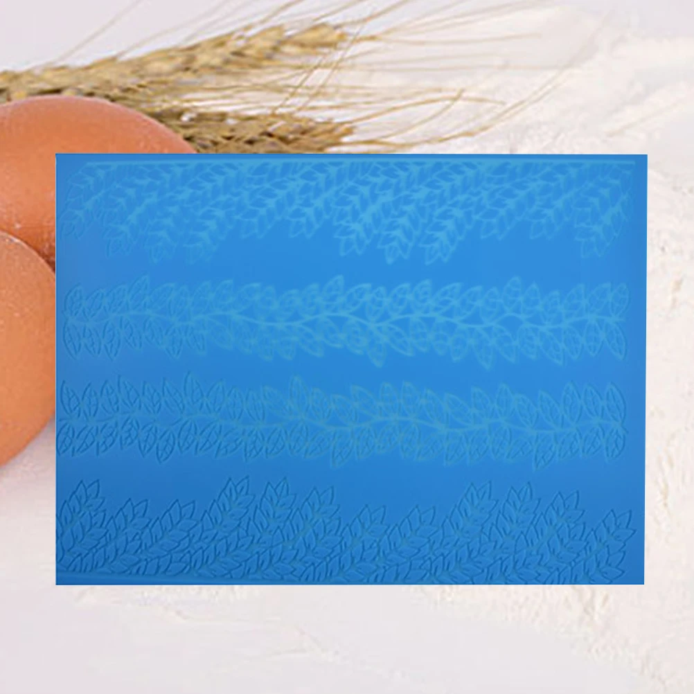 

Silicone Lace Mat Cake Decorating Supplies Reusable Non Stick Fondant Pad Paste Baking Mould Leaves Embossed Mat Sugar Craft