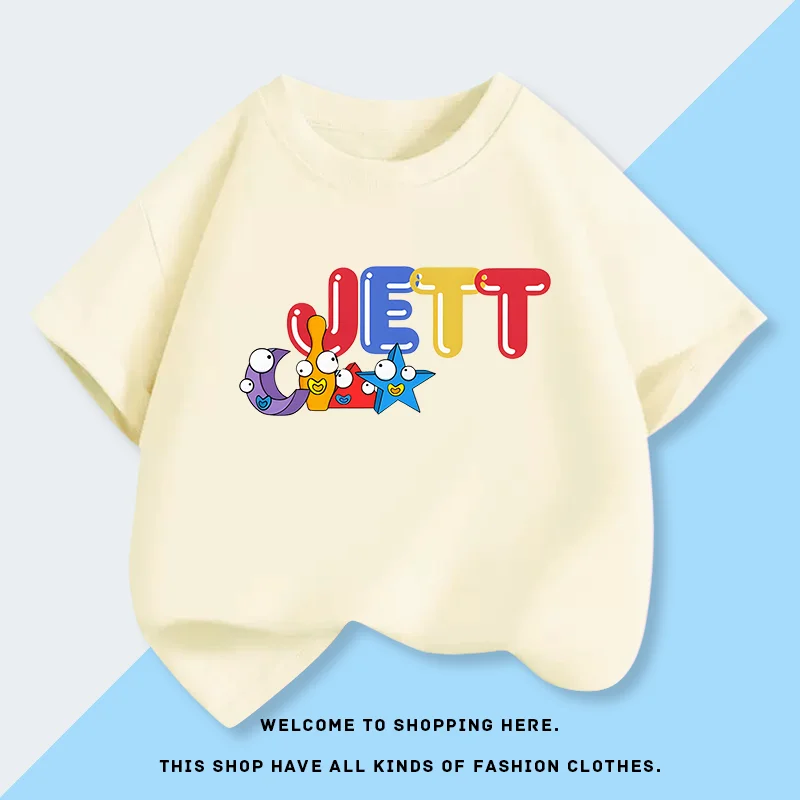 Magical Number Circus Children's Clothing Children's T-shirt for Summer - New Style - Stylish Boys' and Girls' Short-Sleeved Top