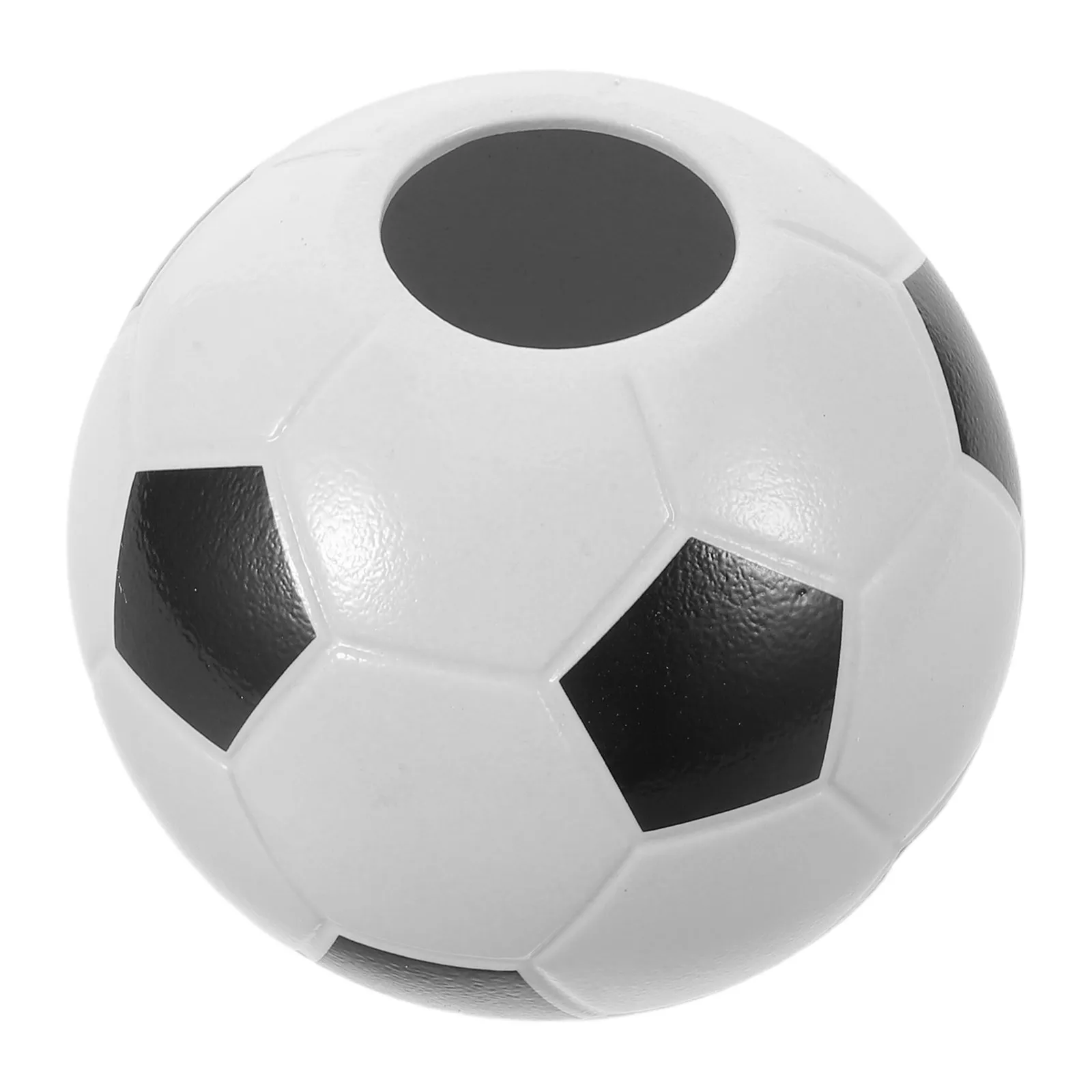 Football Shaped Pencil Holder Premium Ceramic Soccer Desk Accessories for Sports Themed School Supplies Pen Stand Desktop
