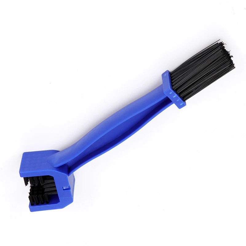 Brosse en plastique pour vélo de course, brosse à tête carrée à 3 côtés, brosse pour livres de moto, outils d'entretien de la route, 1PC