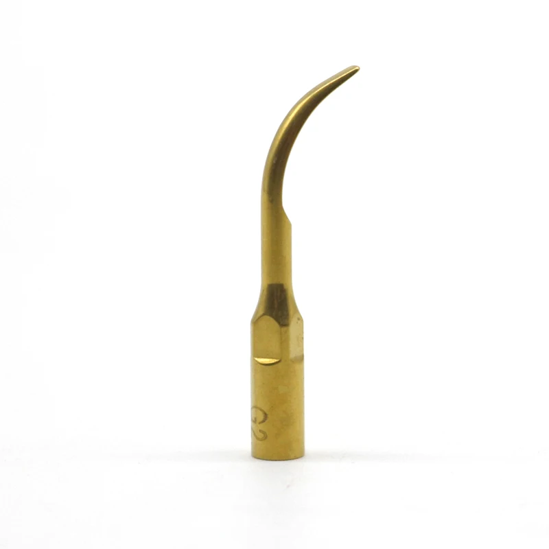 

5 шт./лот Золотые титановые насадки для ультразвукового скалера, совместимые с наконечником EMS Woodpecker VRN, для удаления зубного камня