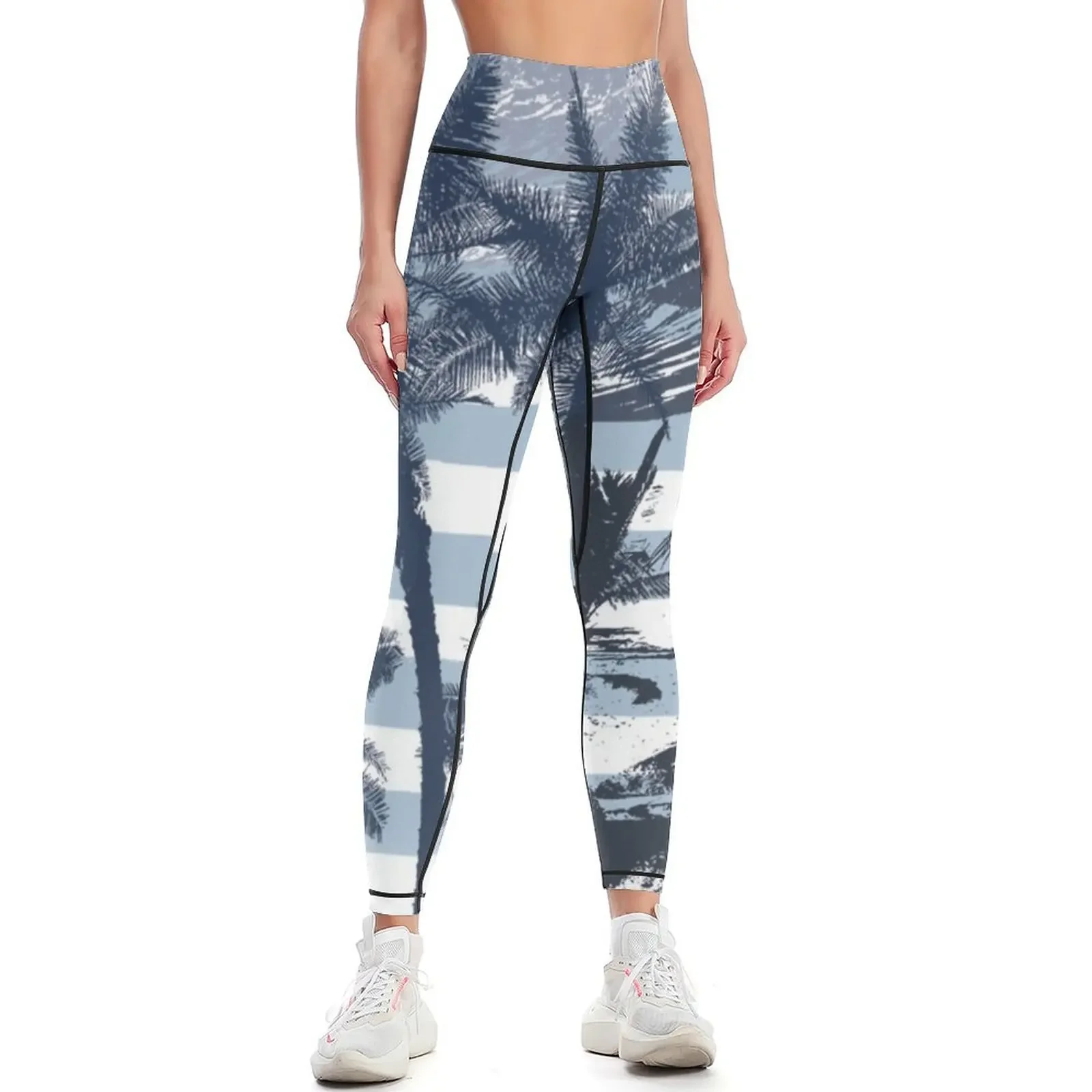 

SURF and STRIPES Leggings gym's sportswear Women's sports pants Golf wear Women's push up Womens Leggings