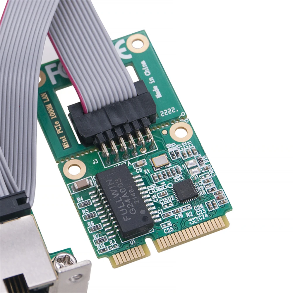 Mini PCIE Network Card M.2 A+E To RTL8125E/F Gigabit Ethernet Card 10/100/1000Mbps M.2 RJ45 LAN Network Adapter for Desktop PC