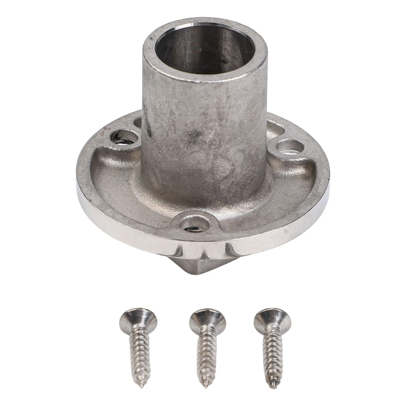 316 Stainless Steel Boat Drain Vent Connector for Marine Use with Screws Fits 1 Inch Yacht and Kayak Drain Holes