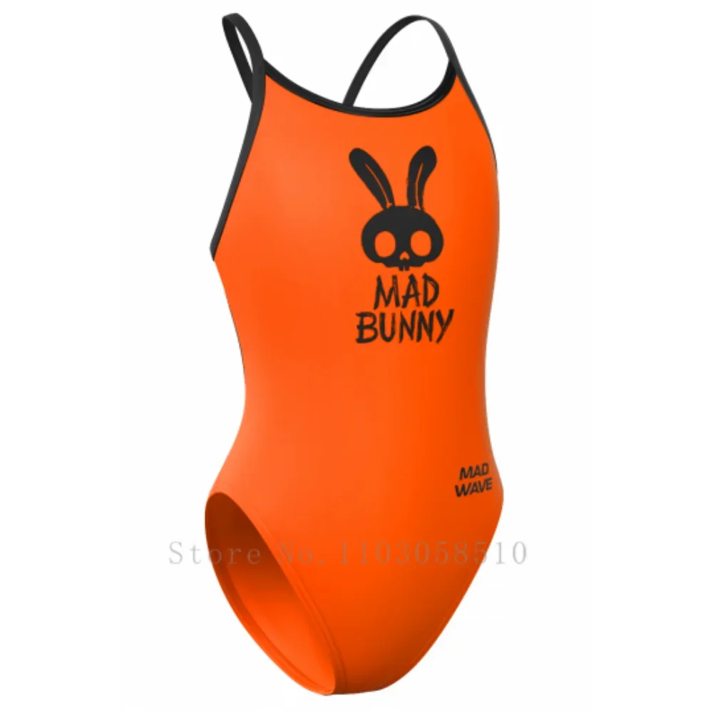 Women Printing Swimsuit Triathlon Back Sexy One-piece Suit Swimwear Functional Training Swimsuit Swimminggown Skeleton
