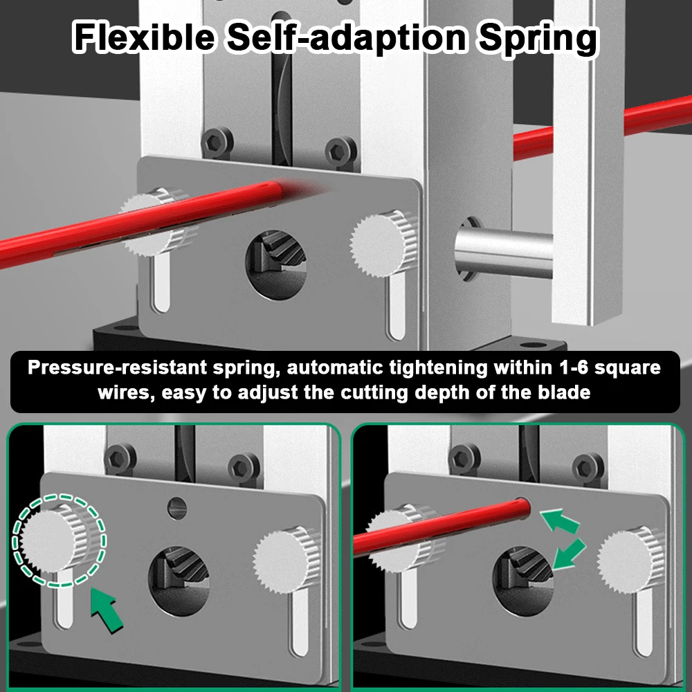 Portable Wire Stripper Manual Wire Stripping Tool 1-25mm Cable Electric Peeling Machine Hand Crank Support Use Electric Drill