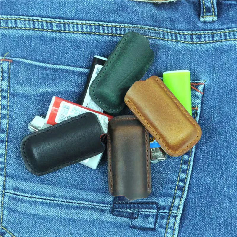 

Durable Explosion-Proof Gas Lighter Leather Protect Box, Reusable Portable Case, Outside Armor Cover, Smoking Accessory, Bic J5