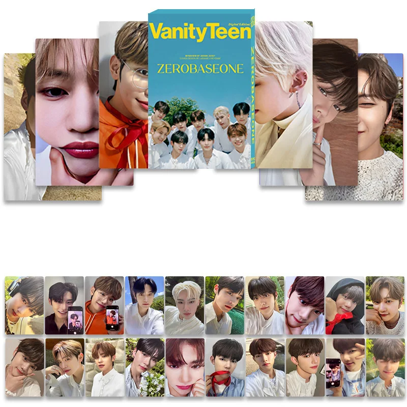 55 PCS/set ZEROBASEONE Day ZB1 Debut Album Lomo Card Small Card Boy Zhang Hao Sung Han Bin Print Photo Print Card Fan Gift Kpop