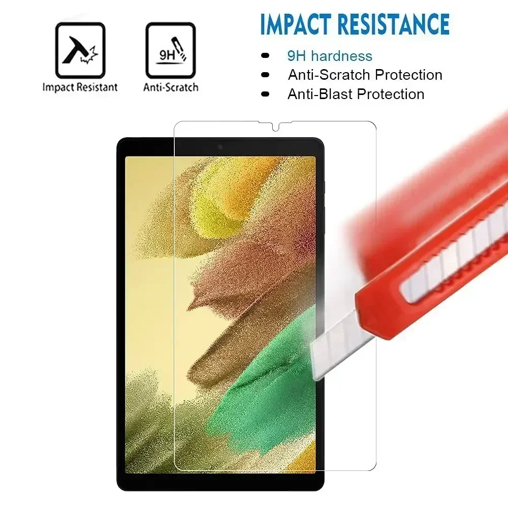 (3 Pak) kaca Tempered Film pelindung layar Tablet untuk Samsung Galaxy Tab A7 Lite 8.7 2021 SM-T220 SM-T225 T220 T225 T227