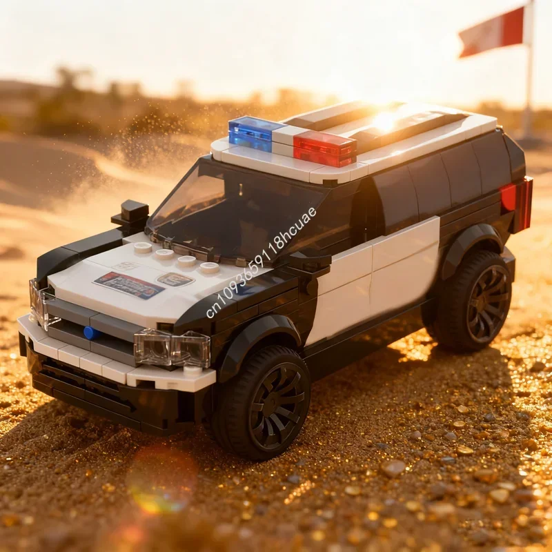 341pcs MOC Built Tough Explorer Police City Champions Model Toys Building Blocks Festivals Gift DIY Creative Idea Birthday