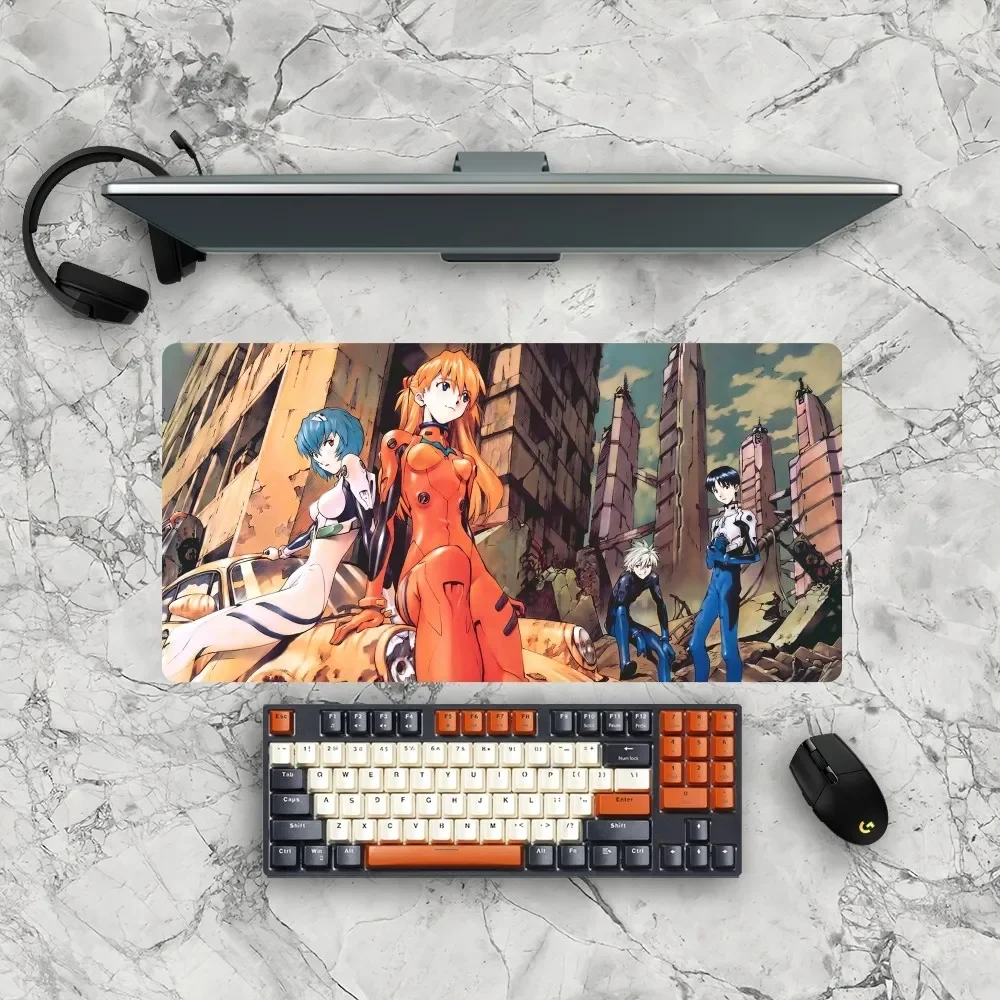 

Anime N-Neon Genesis E-Evangelion Mousepad Gamer Mouse Pad Size For Office Long Table Mat