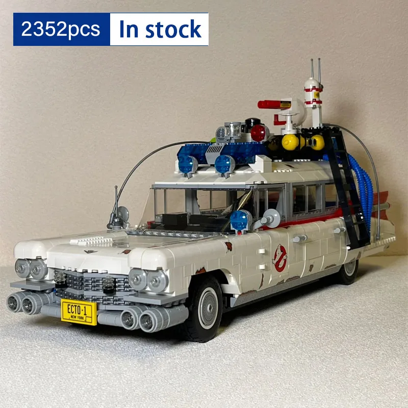 

2026 New 2352pcs Ghostbusters ECTO-1 Creative Vehicle 10274 Building Block Puzzle Model Toy Car Model For Holiday Birthday Gifts