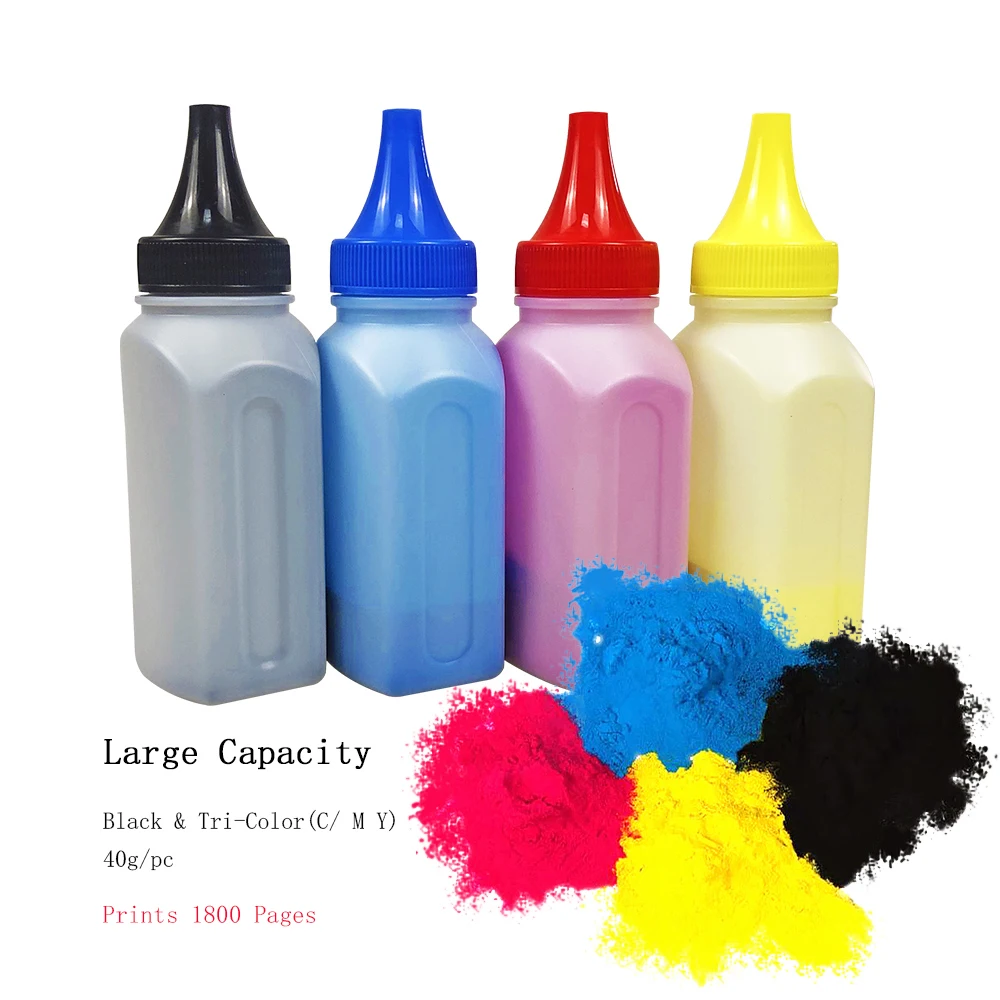 Compatible CB540A CB540 540A CB541A CB542A CB543A 125A Color Toner Chip Powder for HP LaserJet CP1215 CP1515n CP1518ni CM1312