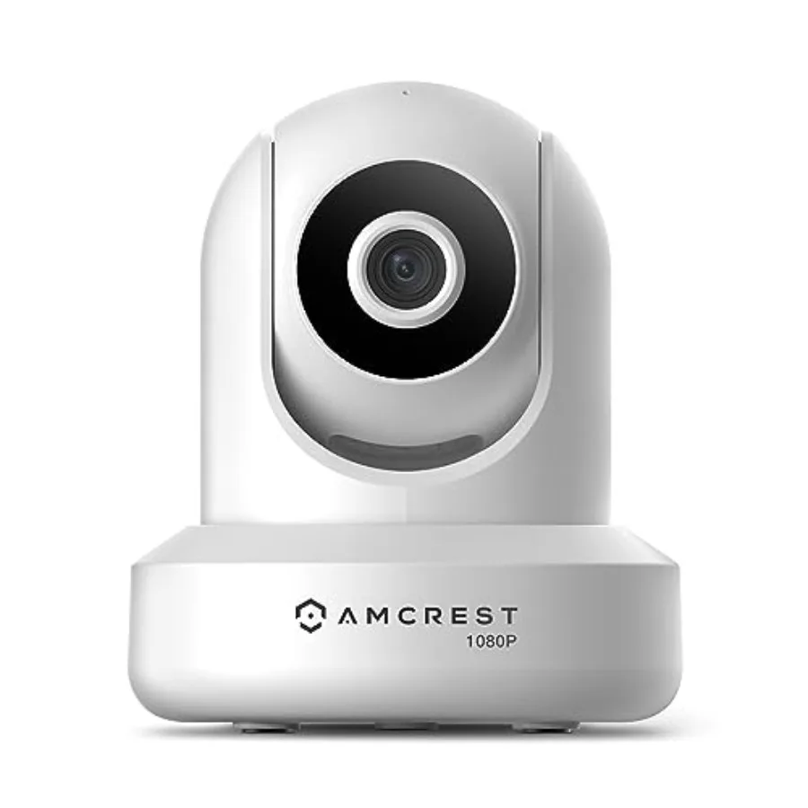 

Indoor security camera application, ABS plastic material, white color, 1080P WiFi wireless pan/tilt functionality