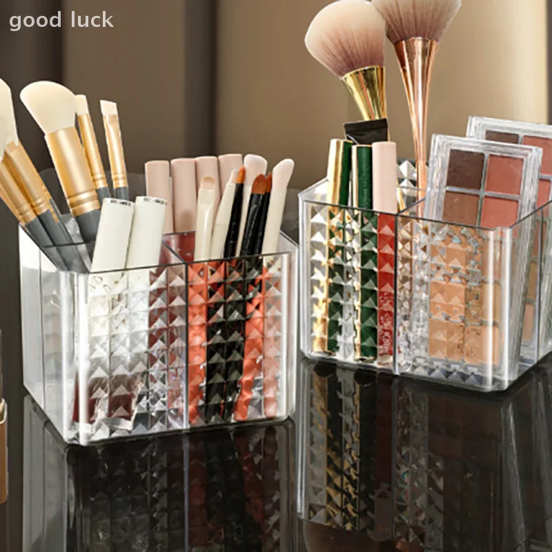 New Clear Acrylic Makeup Brush Holder Desk Cosmetic Organiser Lipstick Storage Lipstick Storage Holder